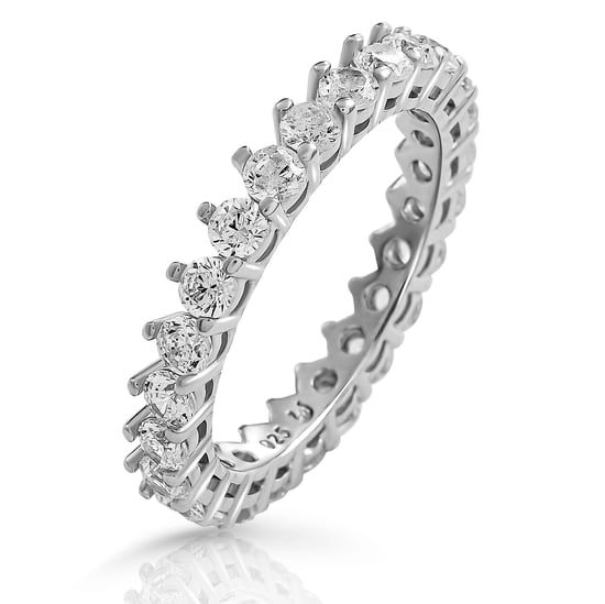 Orphelia 'Parijs' Dames 925 Sterling Zilveren Ring - Zilver ZR-7540 - Image 1