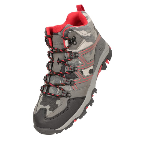 Mountain Warehouse Childrens/Kids Oscar Walking Boots (Camo Green)