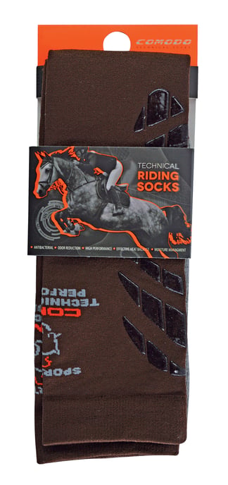 Comodo - Ladies Microfibre Knee High Horse Riding Equestrian Socks - Image 2