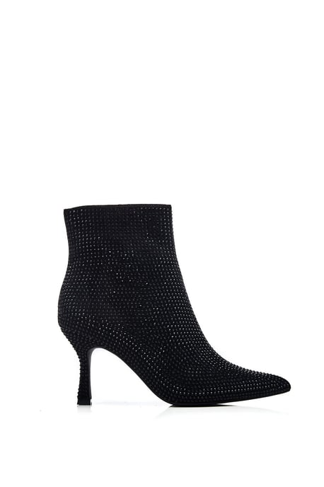 'Zalea' Black Textile Boots