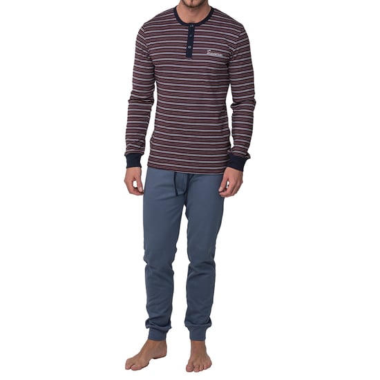 Men's Interlock long sleeve pajamas A0CHJ