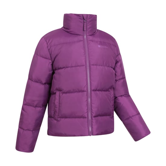 Mountain Warehouse Lottie Waterafstotend Gewatteerd Jasje voor Kinderen/Kinderen (Paars) - Image 3