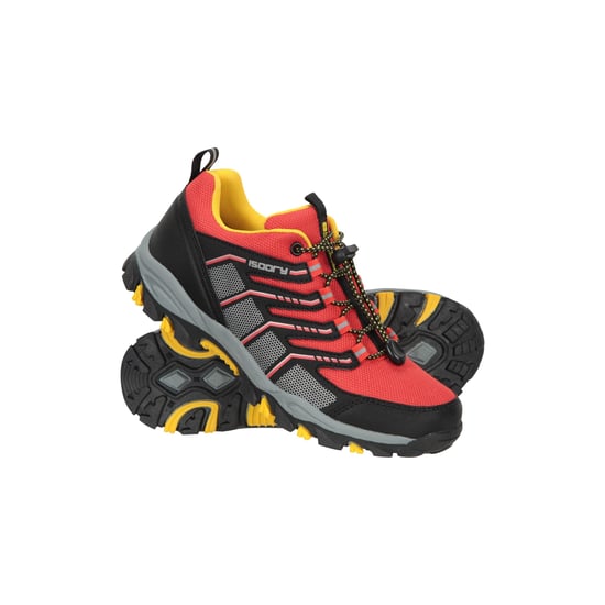 Mountain Warehouse Childrens/Kids Bolt Waterproof Trainers (Dark Red) - Image 1