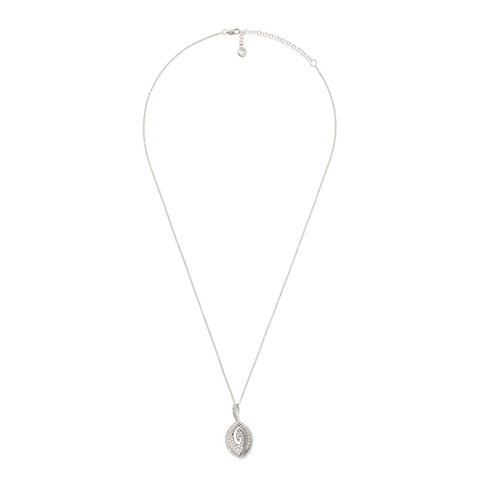 Orphelia Dames 925 Sterling Zilveren Ketting met Hanger - Zilver ZH-4606 - Image 1