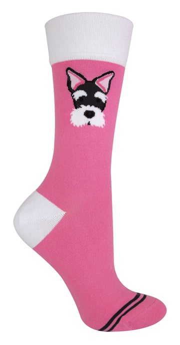 1 Par Unisex Katt Hund Strumpor med Beagle / Mops / Scotty Hund - Image 1