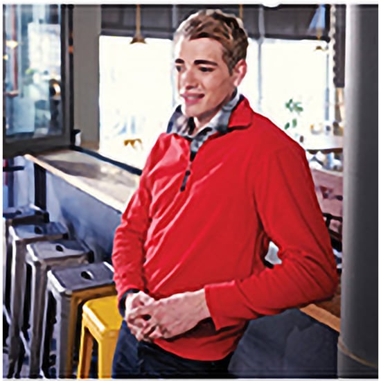 Regatta Mens 170 Series Anti-pill Zip Neck Micro Fleece (Classic Red)