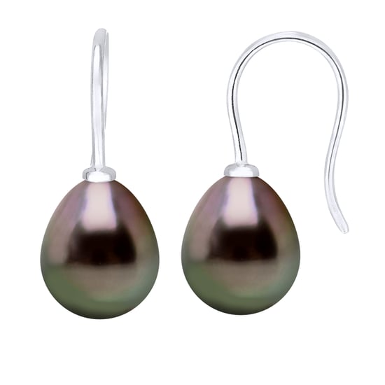 Earrings Real Cultured Tahiti Pearls Pear 8-9 mm