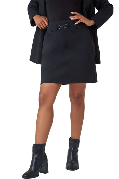 Petite Toggle Pocket Detail Stretch Skirt