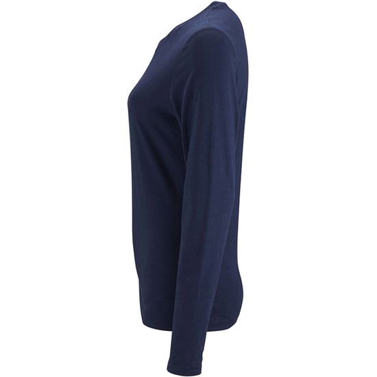 SOLS Dames/dames Keizerlijk T-Shirt met lange mouwen (Franse marine) - Image 3