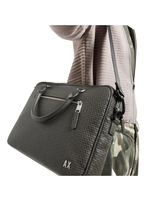 Armani Exchange Men's Relief Document Folder - Image 1