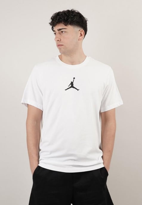 Nike Air Jordan Jumpman T-shirt met ronde hals voor heren in wit - Image 1