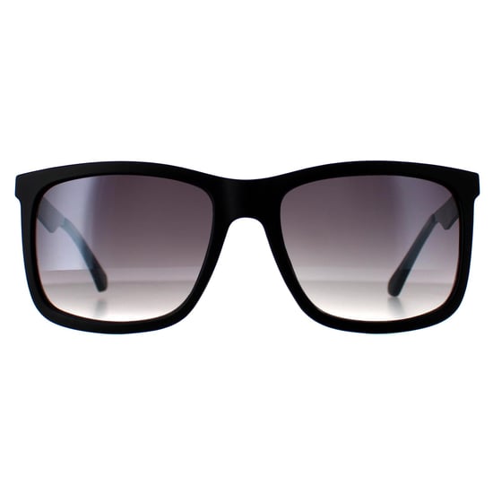 Guess Rectangle Mens Matte Black Smoke Gradient GF0171 - Image 1