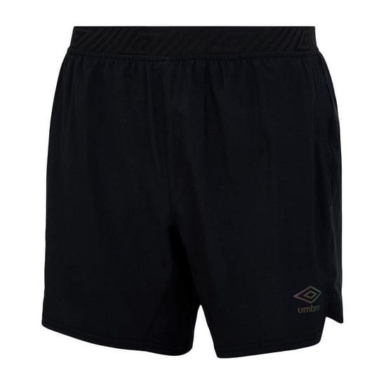 Umbro Stretch Waist Black Mens Elite Training Hybrid Shorts 55252U C44