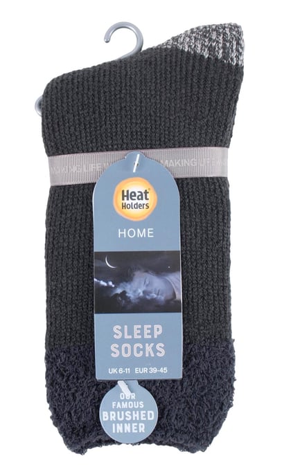 HEAT HOLDERS - Mens Warm Luxury Fleece Lined Lounge Bed Socks - Image 2