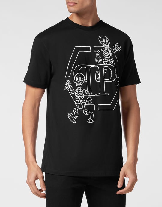 T-Shirt Round Neck Skeleton - Image 1