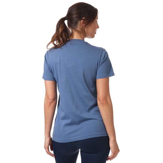 Women's adidas LOUNGEWEAR Essentials Logo T-Shirt in Blue-White - Image 2