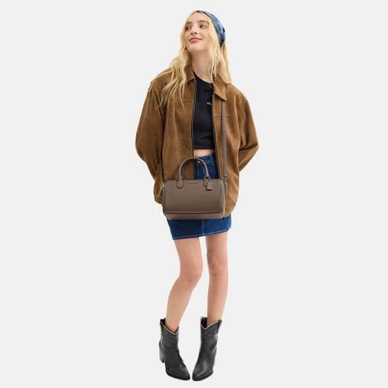 Rowan Satchel in Refined Pebbled Leather