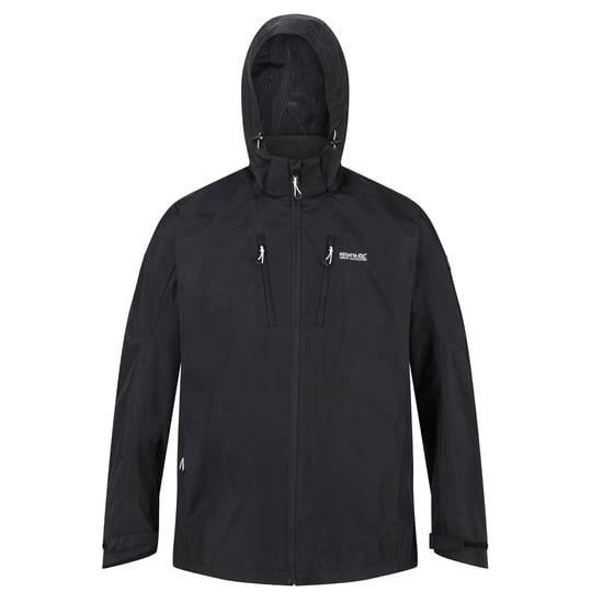 Regatta Mens Calderdale IV Waterproof Softshell Hooded Walking Jacket (Black)