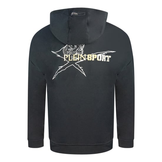 Philipp Plein Sport Block Logo On Chest Black Hoodie - Image 2