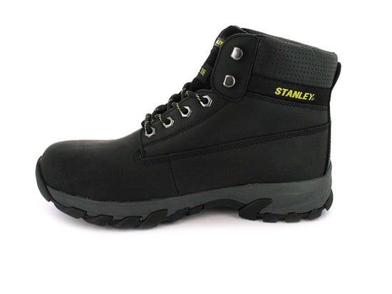 Stanley Mens Safety Boots Hartford Leather Lace Up black