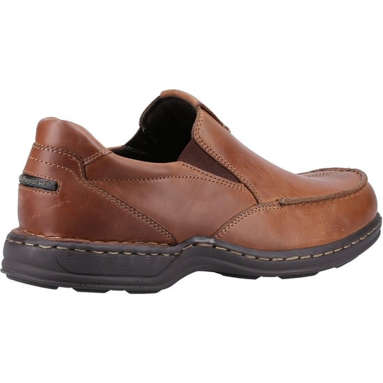 Hush Puppies Mens Ronnie Leather Loafers (Brown)