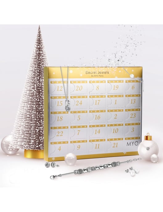 MYC Adventskalender - silverfärgad - Image 1