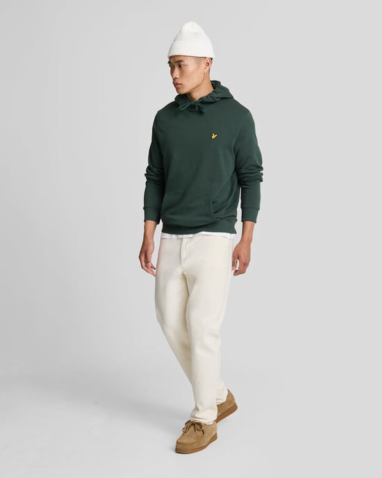 Pullover Hoodie för herrar i grönt - Image 2
