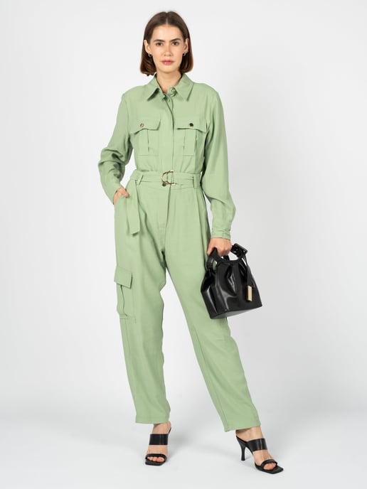 Silvian Heach Jumpsuit Woman's Green - Image 2