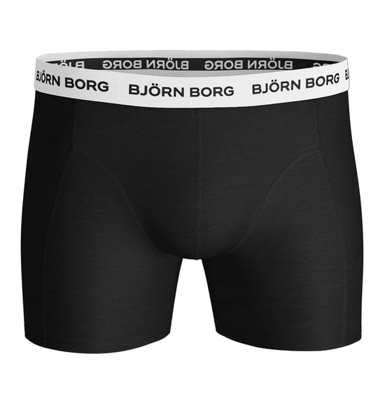Björn Borg- 5 Par Herr Boxer Briefs | Bomull Stretch Boxers Shorts Underkläder - Svart / Vit - Image 2