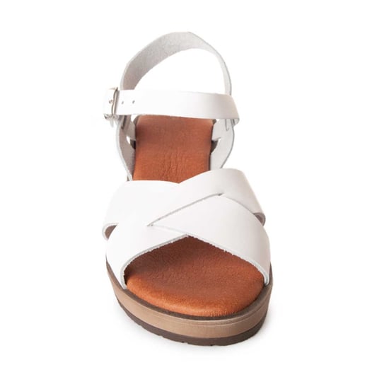 PURAPIEL WEDGE SANDAL GELCONFORE21a22 IN WHITE