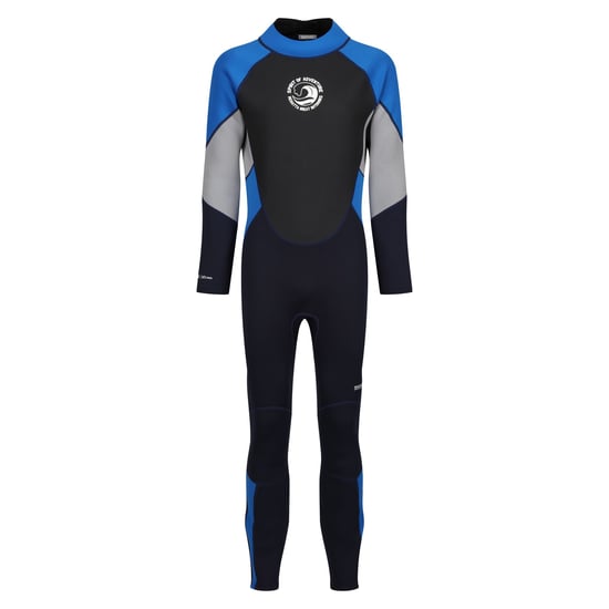Regatta Mens 3mm Thickness Full Wetsuit (Navy/Oxford Blue/Silver Grey)