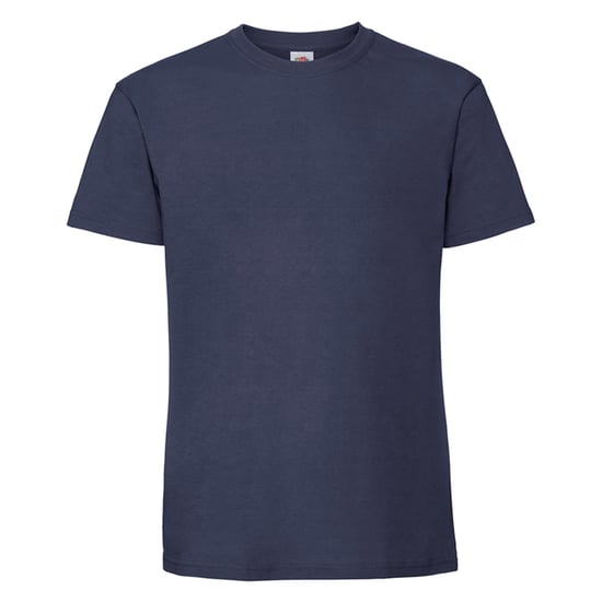Fruit of the Loom Heren Iconic Premium Ringspun Katoen T-Shirt (Deep Navy) - Image 1