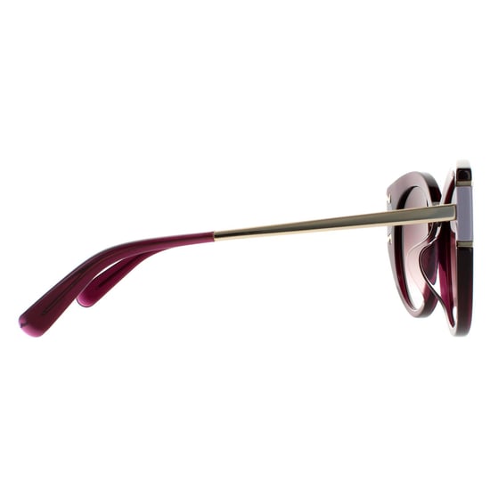 Salvatore Ferragamo Cat Eye Womens Violet Brown Wine Gradient 90041091 - Image 4