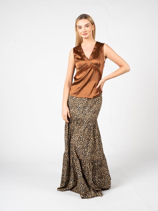 Pinko Top Sabino Woman's Brown - Image 2