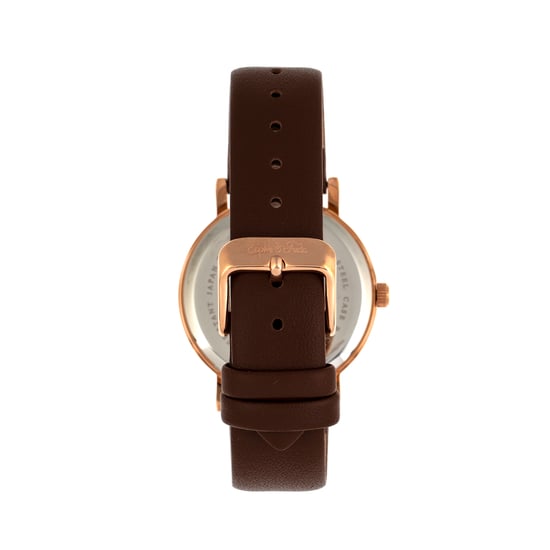 Sophie and Freda Budapest Leather-Band Watch