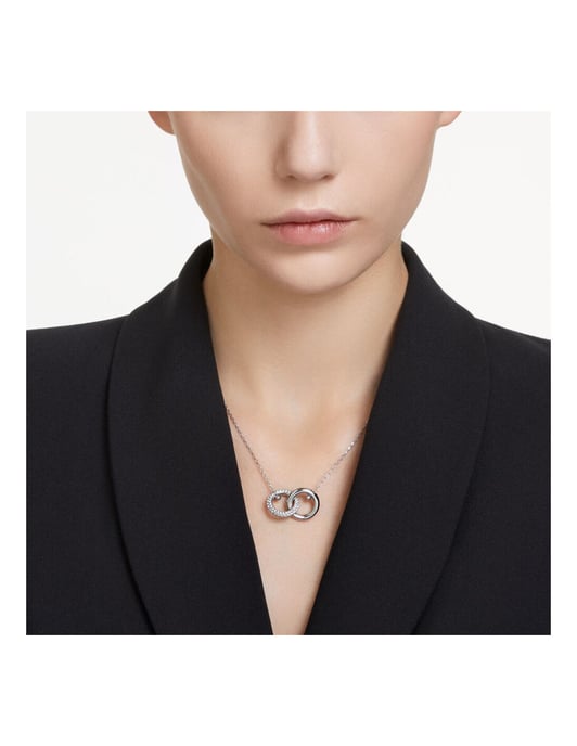 Swarovski 'Dextera' Dames Halsketting van Basismetaal - Zilver 5670251 - Image 5
