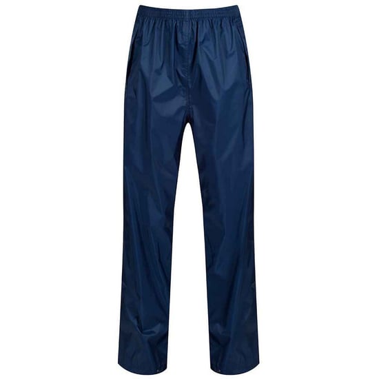 Regatta Womens/Ladies Pro Waterproof Packaway Over Trousers (Navy) - Image 1