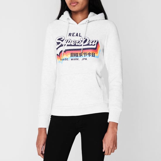 Women's Superdry Vintage Logo Hoodie in White