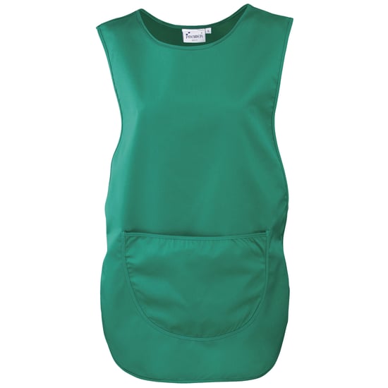 Premier Ladies/Womens Pocket Tabard (Pack of 2) (Emerald)
