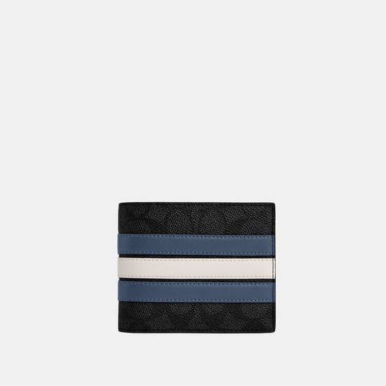 3 in 1 Wallet in Pieced Signature Varsity Stripe