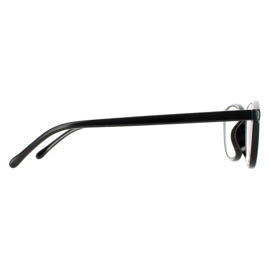 Polaroid Oval Unisex Shiny Black PLD 0008/R/CH Readers +2.0
