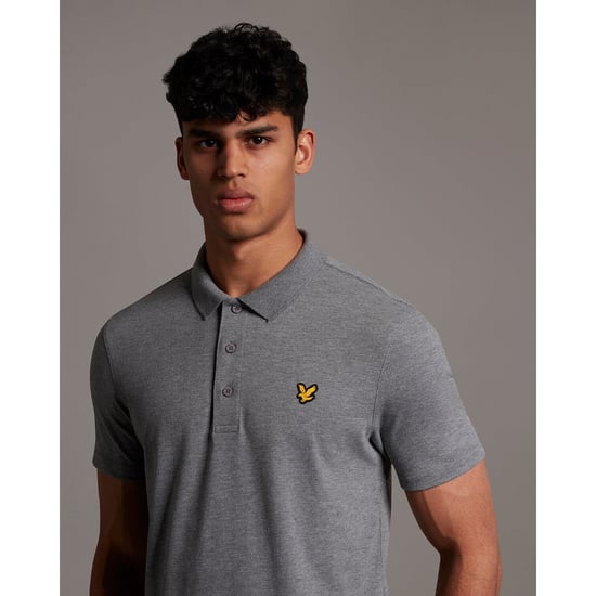 Lyle & Scott Sports Short Sleeve Polo Shirt in Grey - Image 4