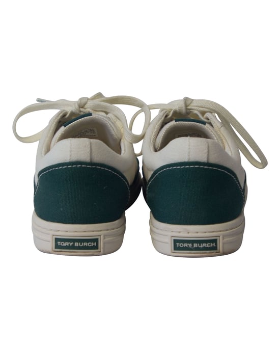 Tory Burch Classic Court Sneakers in Multicolor Canvas - Image 4