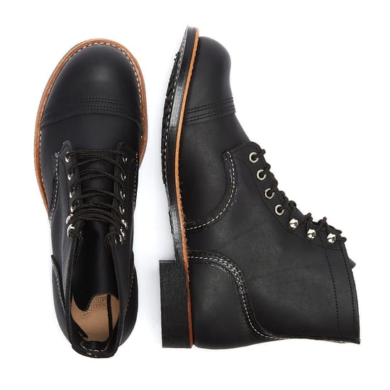 Red Wing Shoes Iron Ranger Harness Mens Black Boots - Image 6