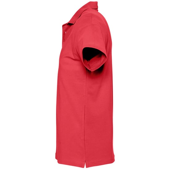 SOLS Heren Lente II Korte Mouw Zwaarlijvig Poloshirt (Rood) - Image 3