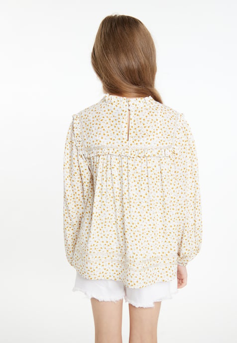 Dreimaster Blouse meisjes (kinderen) mosterd - Image 4