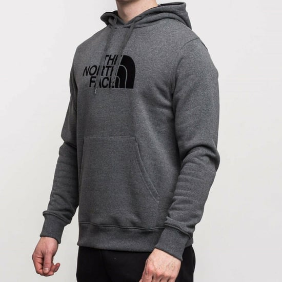 The North Face Mens Drew Peak Embroidery Overhead Hoodie Grey