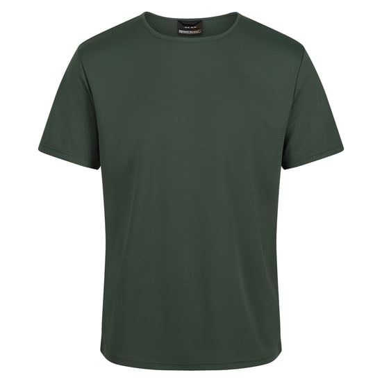 Regatta Mens Pro Reflective Moisture Wicking T-Shirt (Dark Green)