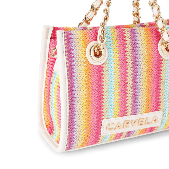 Carvela Leila Raffia Mini Tote Bag