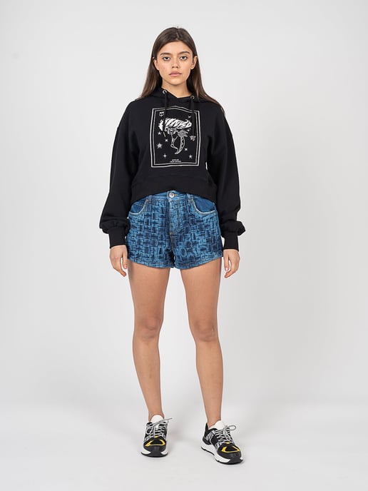 Pinko Shorts Creativa Woman's Blue - Image 2